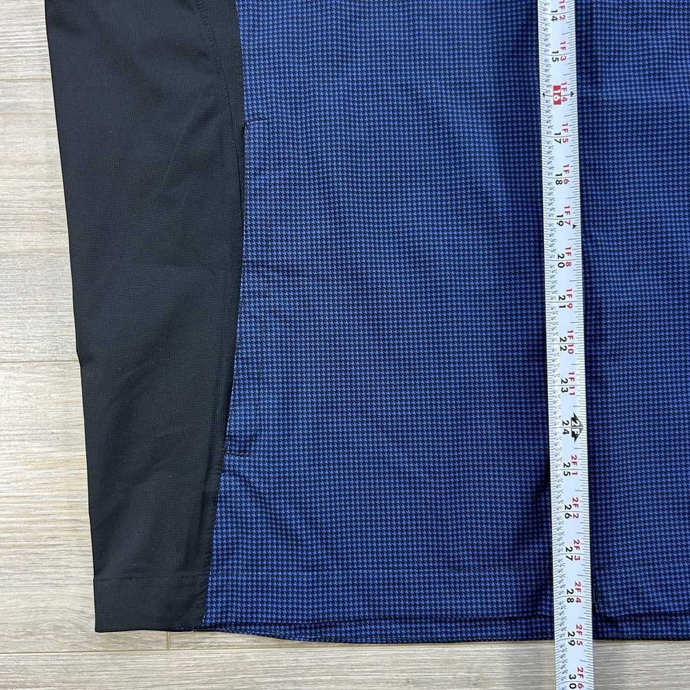 FootJoy DryJoys Hydrolite Large Golf Rain Jacket Blue Houndstooth Waterproof - Picture 11 of 13